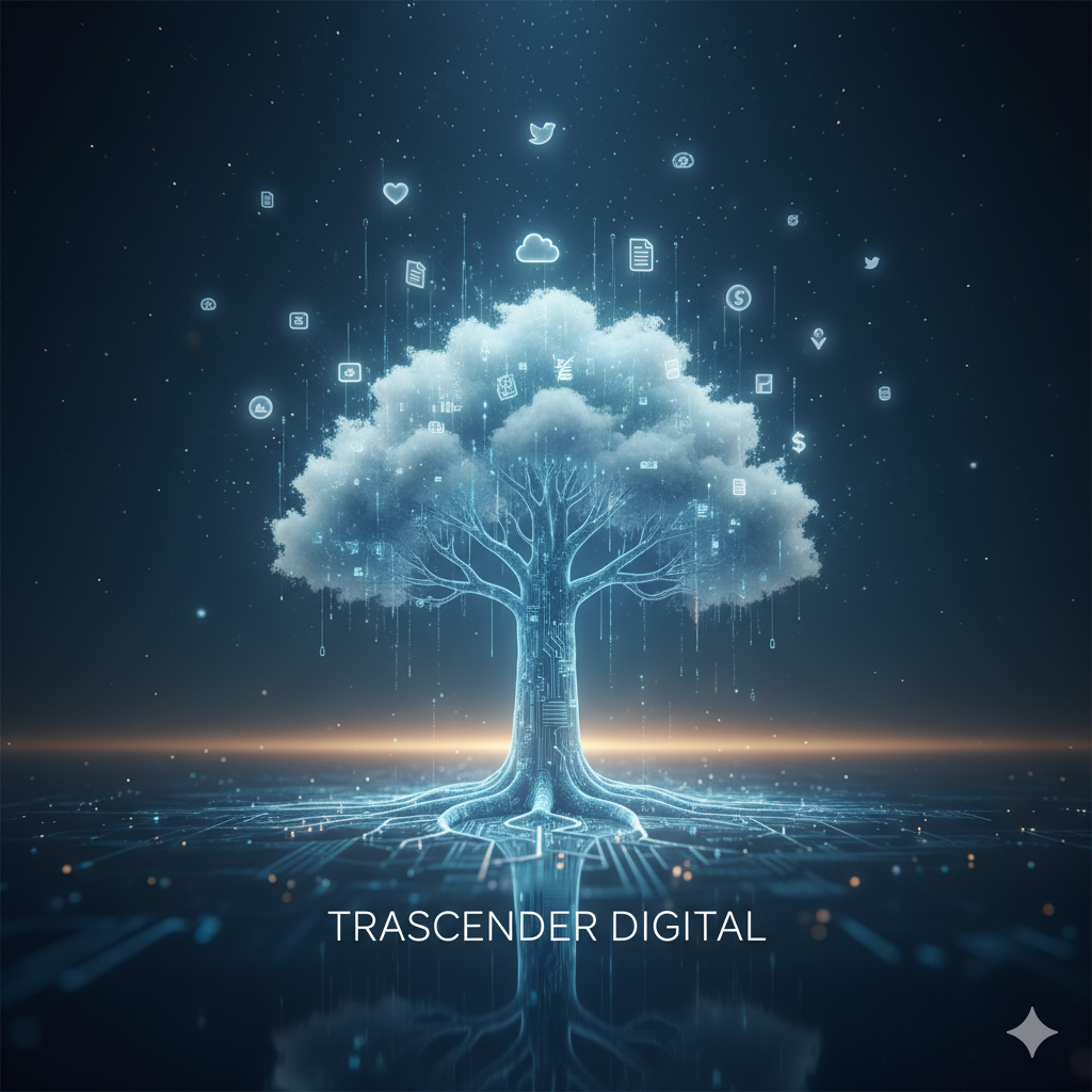 Trascender Digital Tree Concept